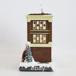 11 LED Musical Animated Fire Station Christmas Village Tabletop Holiday Decor