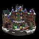 12.5 in. Animated Holiday Downtown Village House Musical Christmas Decor Diplay