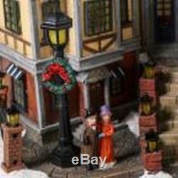 12.5in Animated Holiday Downtown Christmas Village Houses Musical Tabletop Decor