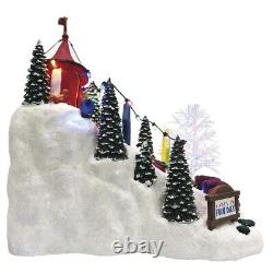 12 Musical LED Snow Tubing Prelit Village Building Fun Christmas Tabletop Decor