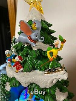 17.5 Disney Christmas Animated Train Tree Music Lighted Dumbo Goofy Mickey Pooh