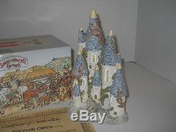 1982 David Winter Cottage Fairytale Castle Statue withCoa & Orig Box J. Hine LTD