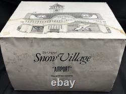 1992 Department 56 The Original Snow Village Airport Christmas Building #54399