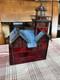 1994 Century Classics Stained Glass Light Big Red Lighthouse Centuryville VTG