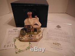 1994 David Winter Cottage Spring Hollow Premier withCoa &Bx Limted Edit 1319/3500