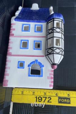 1994 Ursula Leyk Lichthaus German Tea Light HolderApotheke Shop withOriel Window
