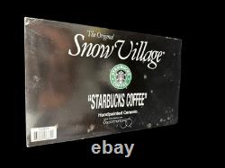 1995 Dept 56 Original Snow Village Starbucks Coffee Christmas Building #54859