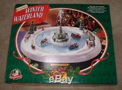1996 Mr Christmas Winter Waterland Animated Pond Fountain