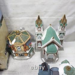 1997 Kirkland Christmas 37 Piece Lighted Victorian Village VTG 7 Complete Set