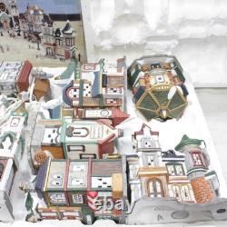 1997 Kirkland Christmas 37 Piece Lighted Victorian Village VTG 7 Complete Set
