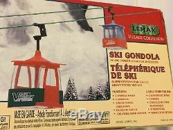 2000 Lemax Village Collection SKI GONDOLA Christmas, Winter, Snow, Skiing