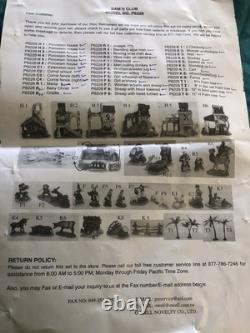 2001 Collector's edition Grandeur Noel Bethlehem Village Holiday Porcelain Set