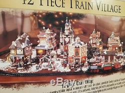 2001 Grandeur Noel Collectors Edition 42 Piece Train Village Christmas Set