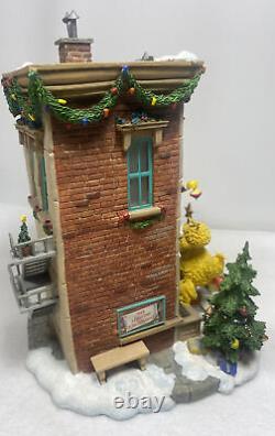 2001 The Danbury Mint Christmas On Sesame Street Village House No Box Or Cord