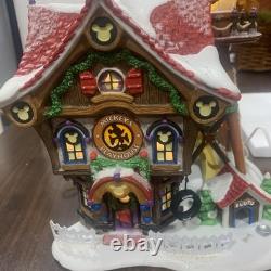 2003 Dept. 56 North Pole Series Mickey's North Pole Holiday House Retired with Box