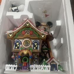2003 Dept. 56 North Pole Series Mickey's North Pole Holiday House Retired with Box