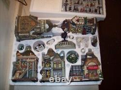 2003 Grandeur Noel 37 Piece Fiber Optic Victorian Village Set 4196