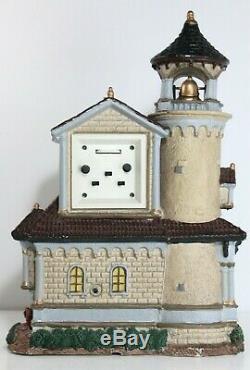 2003 Lemax Carole Towne Collection Tuscany Bell Tower with Adapter RARE