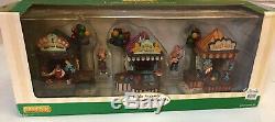 2004 Lemax Village Collection Carnival Kiosks Set Of 5