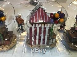 2004 Lemax Village Collection Carnival Kiosks Set Of 5