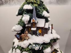 2004 Thomas Kinkade Village Christmas Illuminated Tree 15 Bradford Editions 2004 Thomas Kinkade Village Christmas Illuminated Tree 15 Bradford Editions