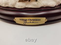 2004 Thomas Kinkade Village Christmas Illuminated Tree 15 Bradford Editions