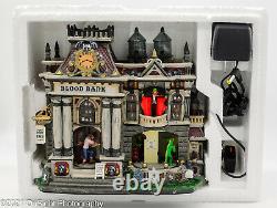 2005 Lemax Spooky Town Halloween BLOOD BANK 55239 Retired NEW in Box EXC