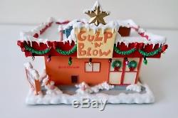 2006 Hawthorne Simpsons Christmas Village House Gulp & Blow A0200 With COA
