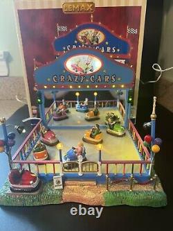 2006 LEMAX TABLE ACCENT 64488 CRAZY BUMPER CARS Animated ORIGINAL BOX AA N192 PO