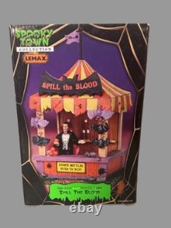 2010 Lemax Spooky Town Collection Spill The Blood New Old Stock 03808 Halloween