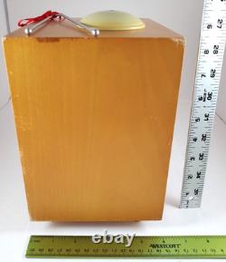 2012 Roman Animated Musical Christmas TV Moving Skaters & Winter Village Scene