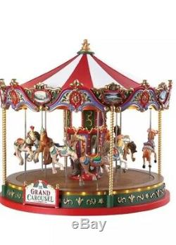2018 LEMAX The Grand Carousel-Holiday Village-Train-Carnival