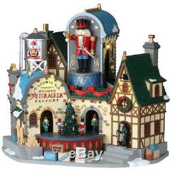 2019 LEMAX Holiday Village LUDWIG'S WOODEN NUTCRACKER FACTORYSights & Sounds