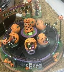 2019 LEMAX SPOOKYTOWN Village House PUMPKIN TILT-N-HURL Sights & Sounds