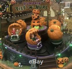 2019 LEMAX SPOOKYTOWN Village House PUMPKIN TILT-N-HURL Sights & Sounds