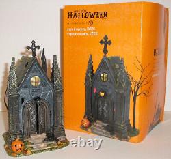 2022 Department 56 Halloween Village Rest In Peace Crypt Lighted! Brand New