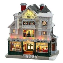 2022 LEMAX Christmas Main St. Stockbrige Norman Rockwell ANTIQUE GIFT SHOP