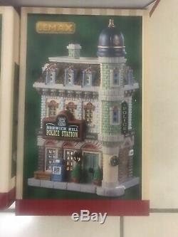 20 Items New In box Lemax Christmas Village- Sound- Lighted Building- Value $620