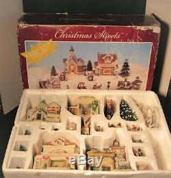 20 pc Lighted Christmas Village House Set 2006 Christmas Streets by Big Lots