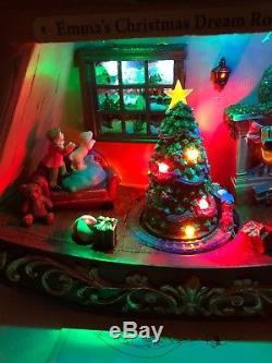 21 Emma Christmas Dream Rocking Horse Lighted Animated Music Tree Train Santa