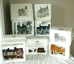 28+-dept 56-dickens Village Series Buildings-heritage-christmas-new England-lot