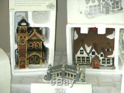 28+-dept 56-dickens Village Series Buildings-heritage-christmas-new England-lot