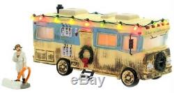 2x New Dept 56 Christmas Vacation Lighted Cousin Eddie's RV & Figurine, Griswold