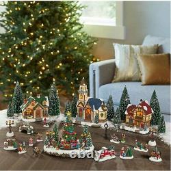 30-piece Holiday Village Set, Christmas Holiday Decor