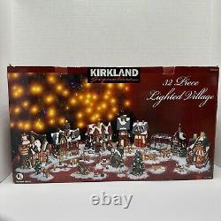 32-Piece Lighted Christmas Village Kirkland Signature