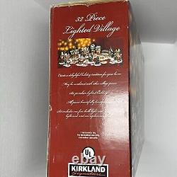 32-Piece Lighted Christmas Village Kirkland Signature