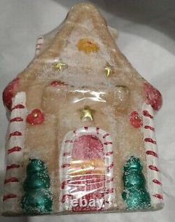 3 Pound Candle Cookie Cottage Gingerbread Candy Christmas House Village 7 Seale