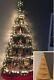 3ft wooden christmas tree corner shelf Christmas village display dept 56