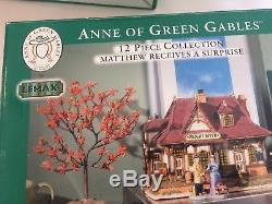 4 Sets Lemax Anne of Green Gables Train Station School Barns House. 2002. New