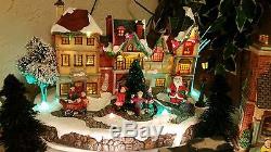 65 Piece Beautiful Lighted Victorian Christmas Village Set